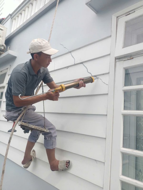 xử lý chống thấm tường ngoài, hồ bơi và sàn mái tại Đà Nẵng